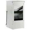 vidaXL Kaninsmatare Silver 12,5 x 12,5 x 25 cm 1,5 kg