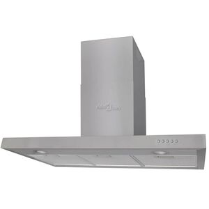 vidaXL K&ouml;ksfl&auml;kt i rostfritt st&aring;l 900 mm