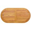 vidaXL Bordsskiva Olivenatur 110 x 55 x 2 cm Massivt Akaciatr&auml;
