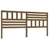 vidaXL S&auml;nggavel honungsbrun 186x4x100 cm massiv furu