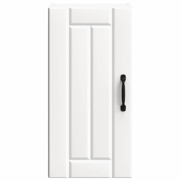 vidaXL V&auml;ggsk&aring;p f&ouml;r k&ouml;k Lucca vit konstruerat tr&auml;