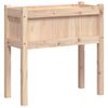 vidaXL Odlingsl&aring;da med ben 70x31x70 cm massiv furu