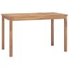vidaXL Tr&auml;dg&aring;rdsbord 120x70x77 cm massiv teak