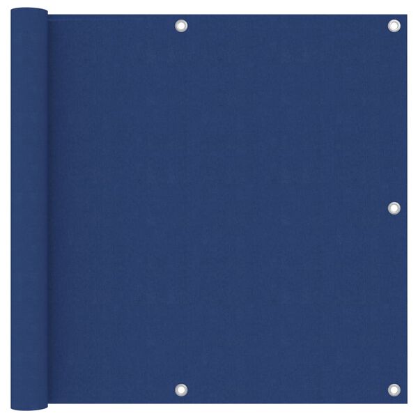 vidaXL Balkongsk&auml;rm bl&aring; 90x300 cm oxfordtyg