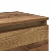 vidaXL Nattduksbord Gammalt tr&auml; 40 x 35 x 50 cm Konstruerat tr&auml;