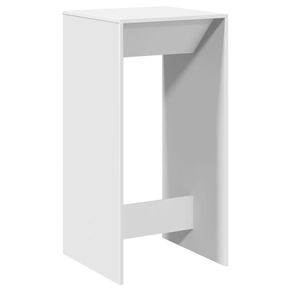 vidaXL Barbord vit 51x50x103,5 cm konstruerat tr&auml;