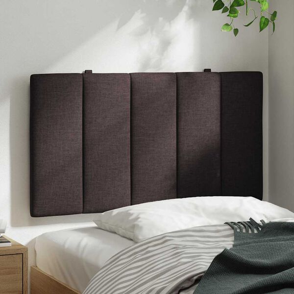 vidaXL Headboard Cushion "Hanko" Dark Brown 90 cm Fabric