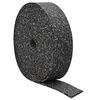 vidaXL Gummigranulatmatta Svart 2000 x 10 x 0,3 cm Gummi