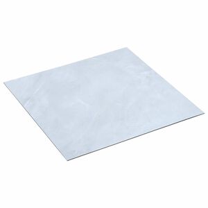 vidaXL Golvplankor Vit 5,11 m&sup2; 55 st PVC