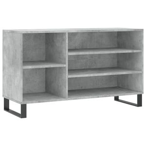 vidaXL Skosk&aring;p betonggr&aring; 102x36x60 cm konstruerat tr&auml;