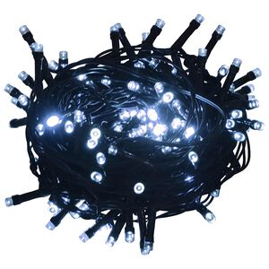 vidaXL Ljusslinga med 150 LED kallvit 15 m PVC