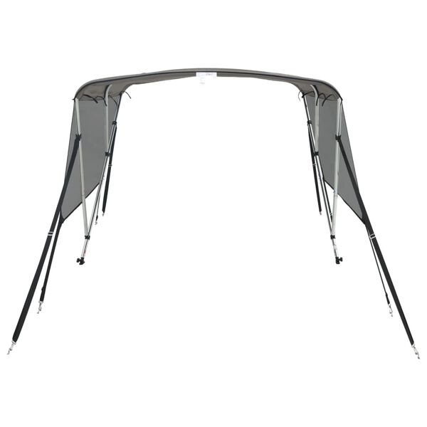 vidaXL B&aring;tkapell med 3 b&aring;gar med sidov&auml;ggar i n&auml;t 183x(185-198)x137 cm