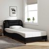 vidaXL Bed Frame without Mattress "Hvar" Black 100x200 cm Fabric