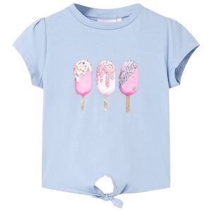 T-shirt f&ouml;r barn bl&aring; 116