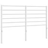 vidaXL Ers&auml;ttningsgavel metall vit 150 cm