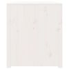 vidaXL Köksskåp för utomhusbruk vit 106x55x64 cm massiv furu