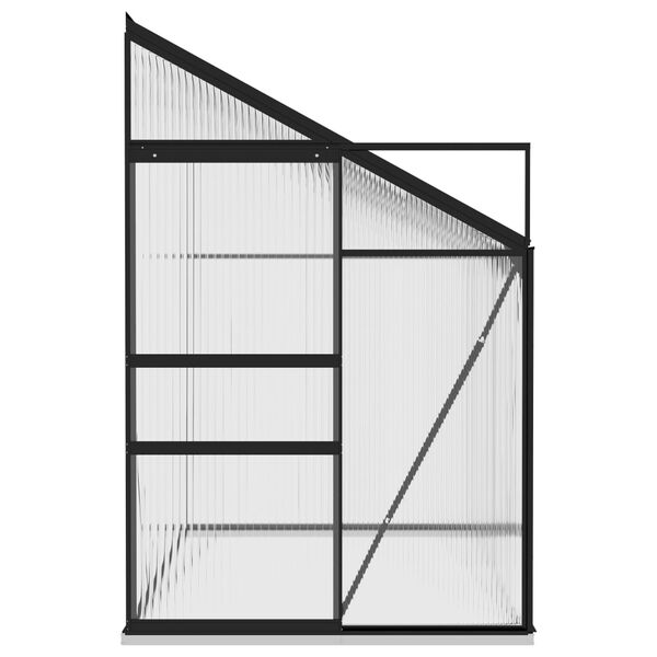 vidaXL V&auml;xthus antracit aluminium 5,24 m&sup3;