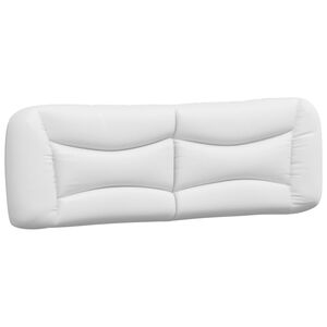 vidaXL Headboard Cushion "Hvar" White 152 cm Faux Leather