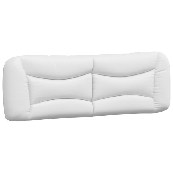 vidaXL Headboard Cushion "Hvar" White 152 cm Faux Leather