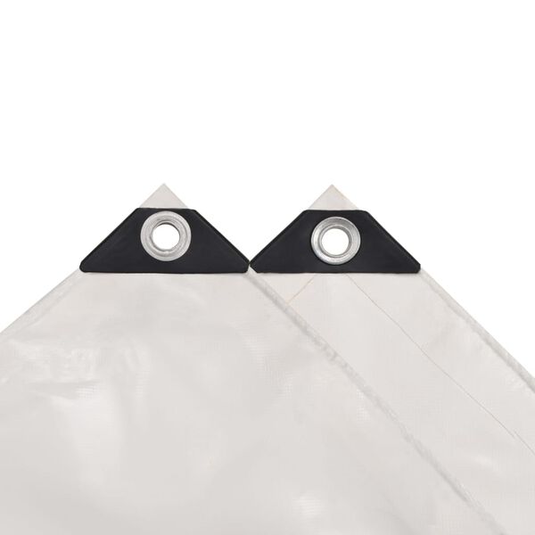 vidaXL Presenning 650 g/m&sup2; 4x5 m vit