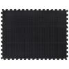 vidaXL Golvplatta gummi svart 12 mm 90x120 cm