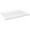vidaXL Duschkar rektangul&auml;rt ABS vit 70x100 cm