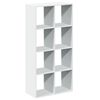 vidaXL Rumsavdelare bokhylla vit 69,5x29x137,5 cm konstruerat tr&auml;