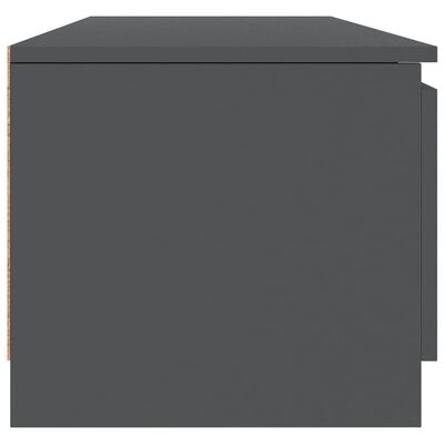 vidaXL Tv-bänk grå 140x40x35,5 cm konstruerat trä