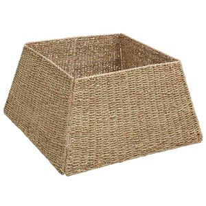 vidaXL Jultr&auml;dskrage Fyrkantig Brun 50 x 50 x 25 cm Sj&ouml;gr&auml;s
