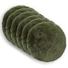 vidaXL Kudd&ouml;verdrag 6 st HEERLEN Gr&ouml;n &Oslash; 60 cm PV Fleece
