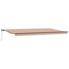 vidaXL Utdragbar markis Flerf&auml;rgsdesign 600 &times; 350 cm Duk och Aluminium