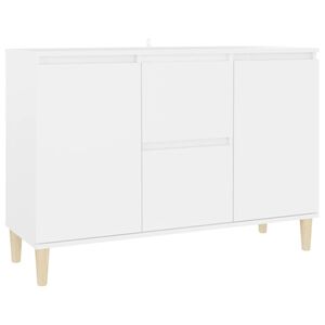 vidaXL Sk&auml;nk vit 101x35x70 cm konstruerat tr&auml;