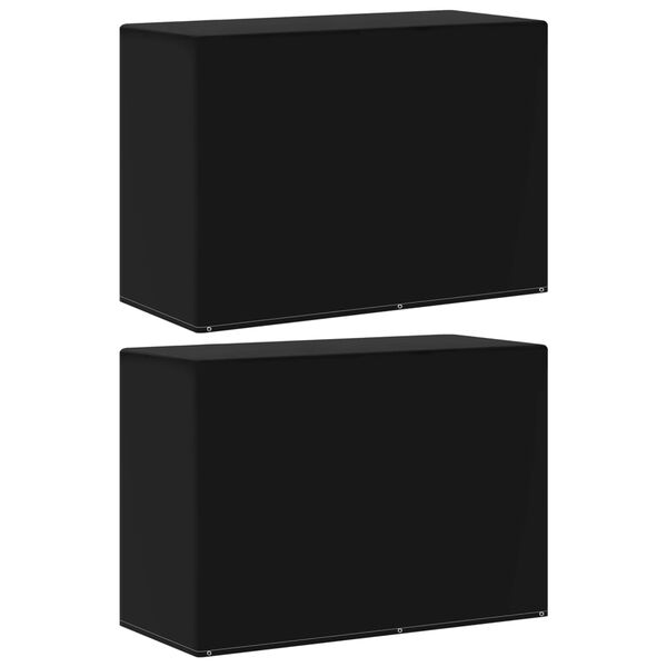 vidaXL Överdrag för gasolgrill 2 st 6 öljetter 180x80x125 cm