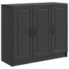 vidaXL Sideboard Svart 89 x 34,5 x 77 cm Konstruerat tr&auml;