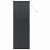 vidaXL Persienner Svart 220 x 75 cm Aluminium