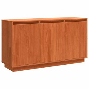 vidaXL Sideboard Brun Ek 111 x 34 x 60 cm Massiv furu