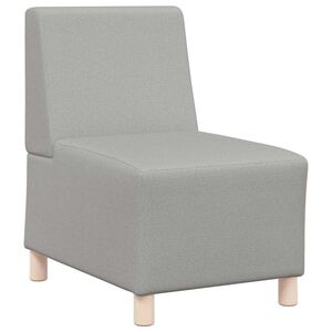 vidaXL Modulsofa utan armst&ouml;d Moln Gr&aring; 55 x 74 x 82 cm tyg