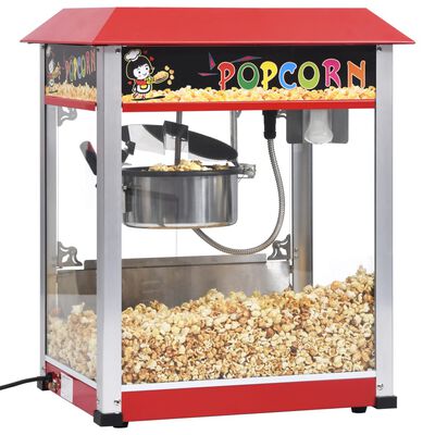 vidaXL Popcornmaskin med teflonbeläggning 1400 W