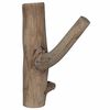 vidaXL Krok Brun 4 x 4 x 14 cm Solid &aring;tervunnen tr&auml;
