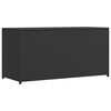 vidaXL Dynbox 120x50x60 cm konstrotting svart
