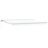 vidaXL Markis Vit 500 x 300 x 165 cm Polyester och aluminium