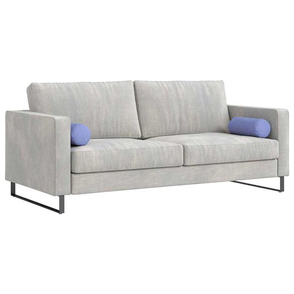 vidaXL Bolsterkuddar 2 pcs Jeansbl&aring; &Oslash; 15 x 40 cm tyg