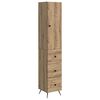 vidaXL Sk&aring;pset 2 pcs Artisan-ek 34,5 x 34,5 x 90 cm Konstruerat tr&auml;
