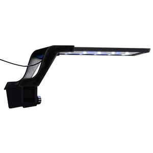vidaXL Akvariebelysning med kl&auml;mma 25-45 cm bl&aring; och vit