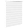 vidaXL Zebragardin 140,9x175 cm Tygbredd 136,7 cm vit