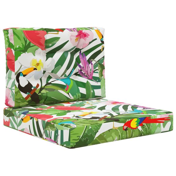 vidaXL Utomhus Soffa Kudde 2 pcs f&auml;rgstark Polyester