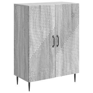 vidaXL Sideboard Gr&aring; sonoma-ek 66 x 34,5 x 89,5 cm Konstruerat tr&auml;