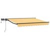 vidaXL Manuell markisram med LED-lampor Sand 3 x 2,5 m