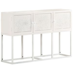 vidaXL Sk&auml;nk 115x30x76 cm massivt mangotr&auml;