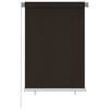 vidaXL Rullgardin utomhus 105 (B) x 140 (H) cm brun HDPE